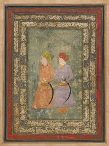 Deux nobles persans, folio d